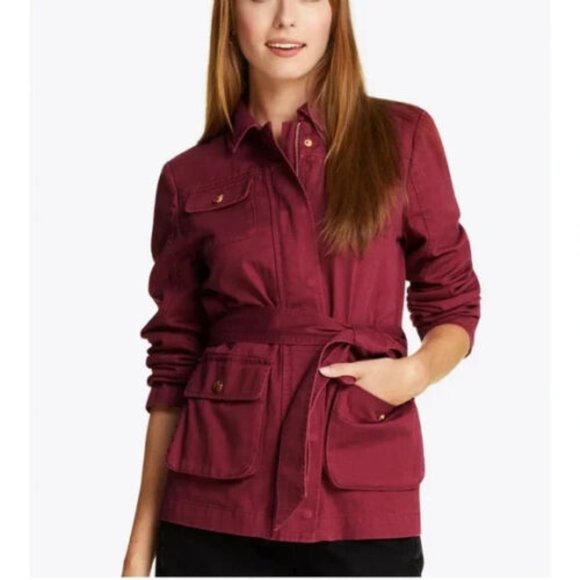 Draper James Jackets & Blazers - Draper James Cotton Twill Field Utility Jacket